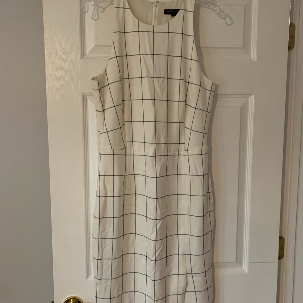 Banana Republic Window Pane Dress